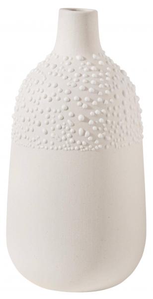 Perlenvase weiß Design 4 5,5x11,5cm Zuhause von Räder Design