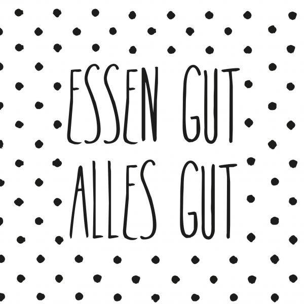 Räder Design Servietten - Essen gut, alles gut - Kollektion Poesie et Table