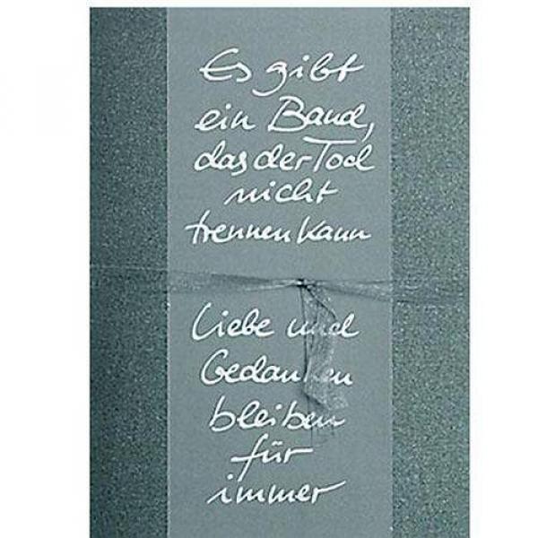 Trauer Es gibt ein Band Karte Räder Design