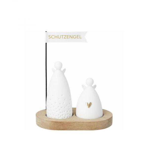 Weihnachtsgruß Schutzengel 7x4,5x8cm von Räder Design