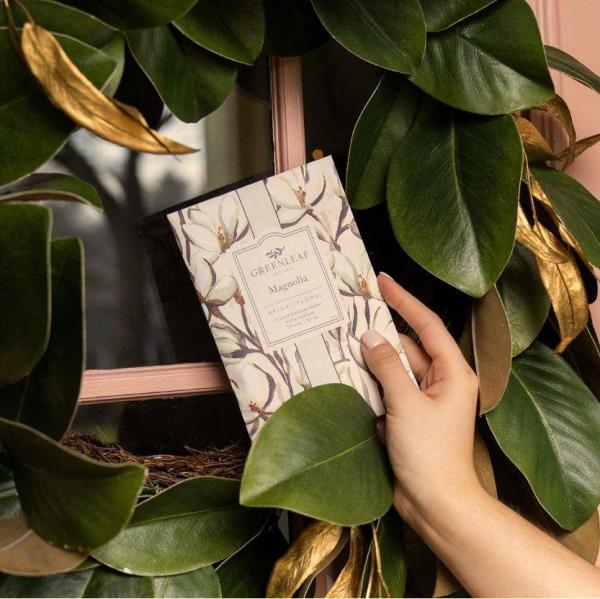 Magnolia - Magnolie Duft Sachet Large von Greenleaf – langanhaltender Raumduft für Zuhause & unterwegs