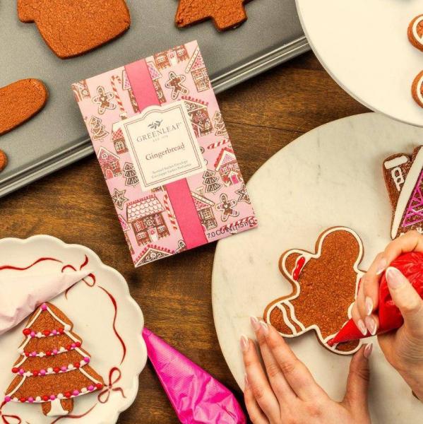 Gingerbread -  Lebkuchen Duft Duftsachet Large von Greenleaf – langanhaltender Raumduft für Zuhause & unterwegs
