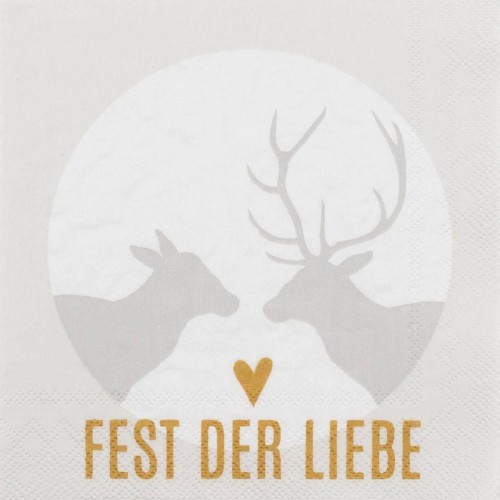 Fest der Liebe Cocktail Serviette von Räder Design
