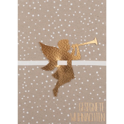 Weihnachtskarte Gesegnete Weihnachten von Räder Design