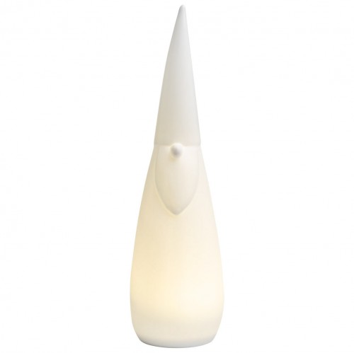 Weihnachtsmann Figur Porzellan LED 6x22cm Living Räder Design