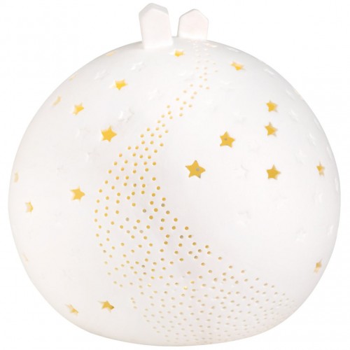 Porzellanlichtkugel Häuser LED 16cm Living von Räder Design