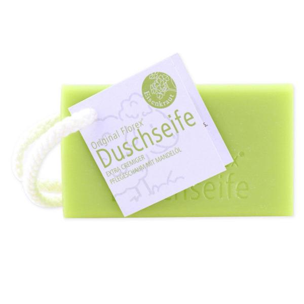 Duschseife mit Kordel Eisenkraut Florex Schafmilchseife 150g